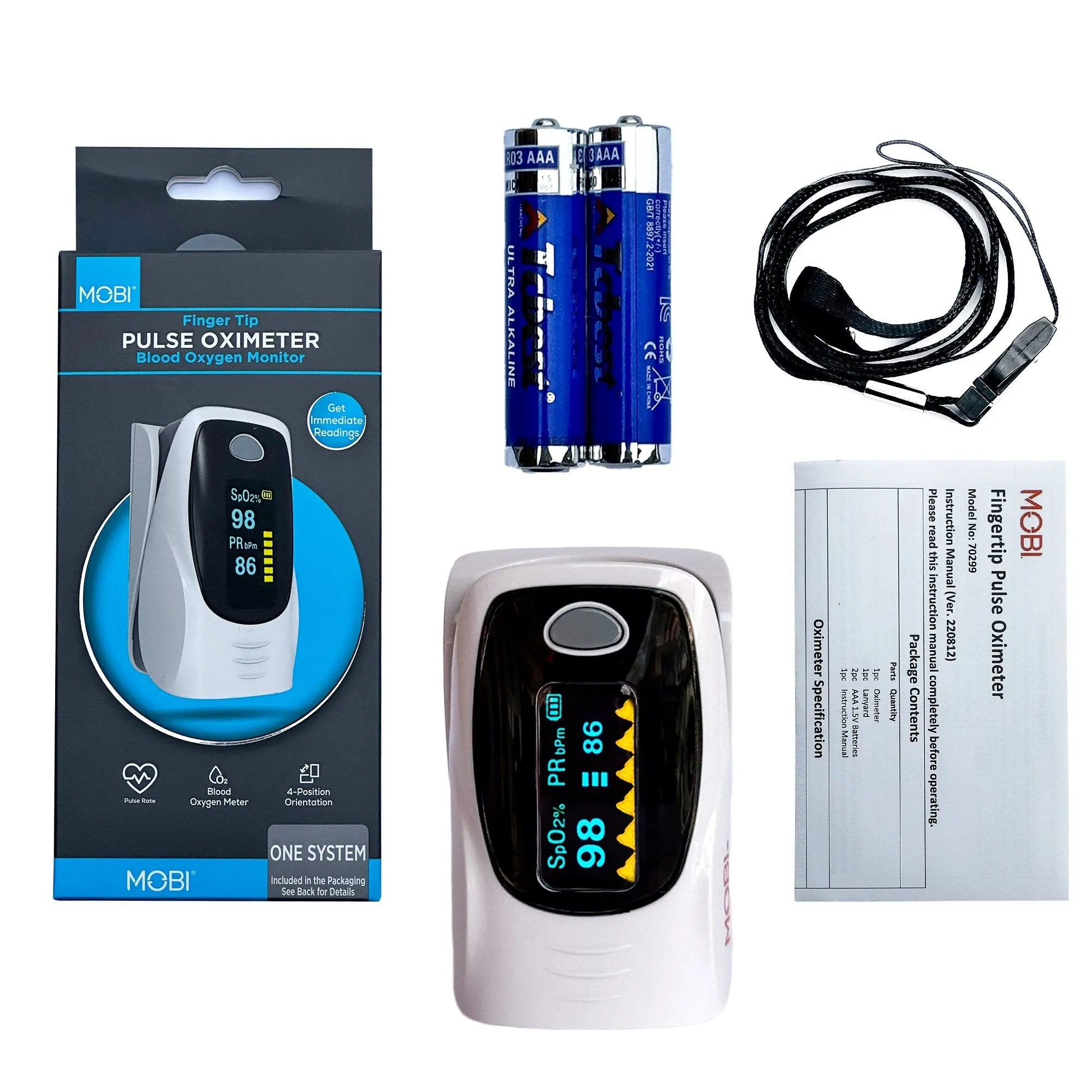 MOBI Fingertip Pulse Oximeter