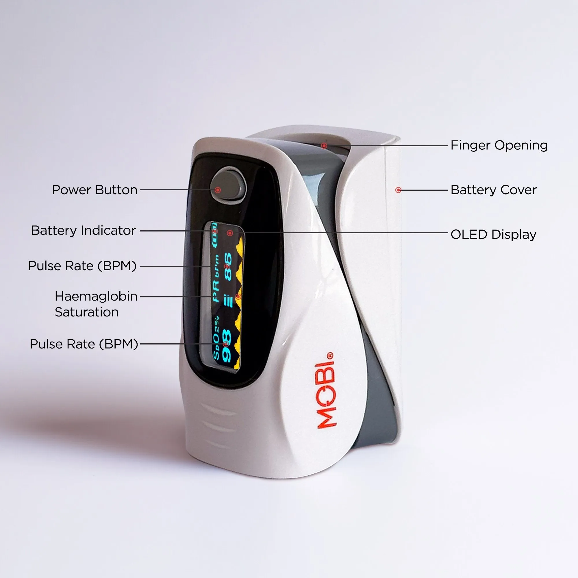 MOBI Fingertip Pulse Oximeter