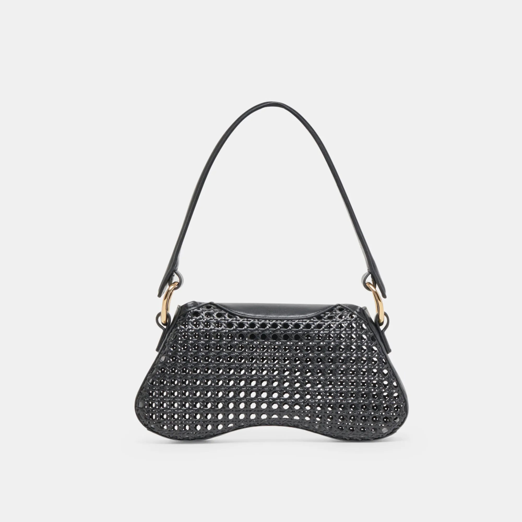 MOLENE SHOULDER BAG BLACK CANE