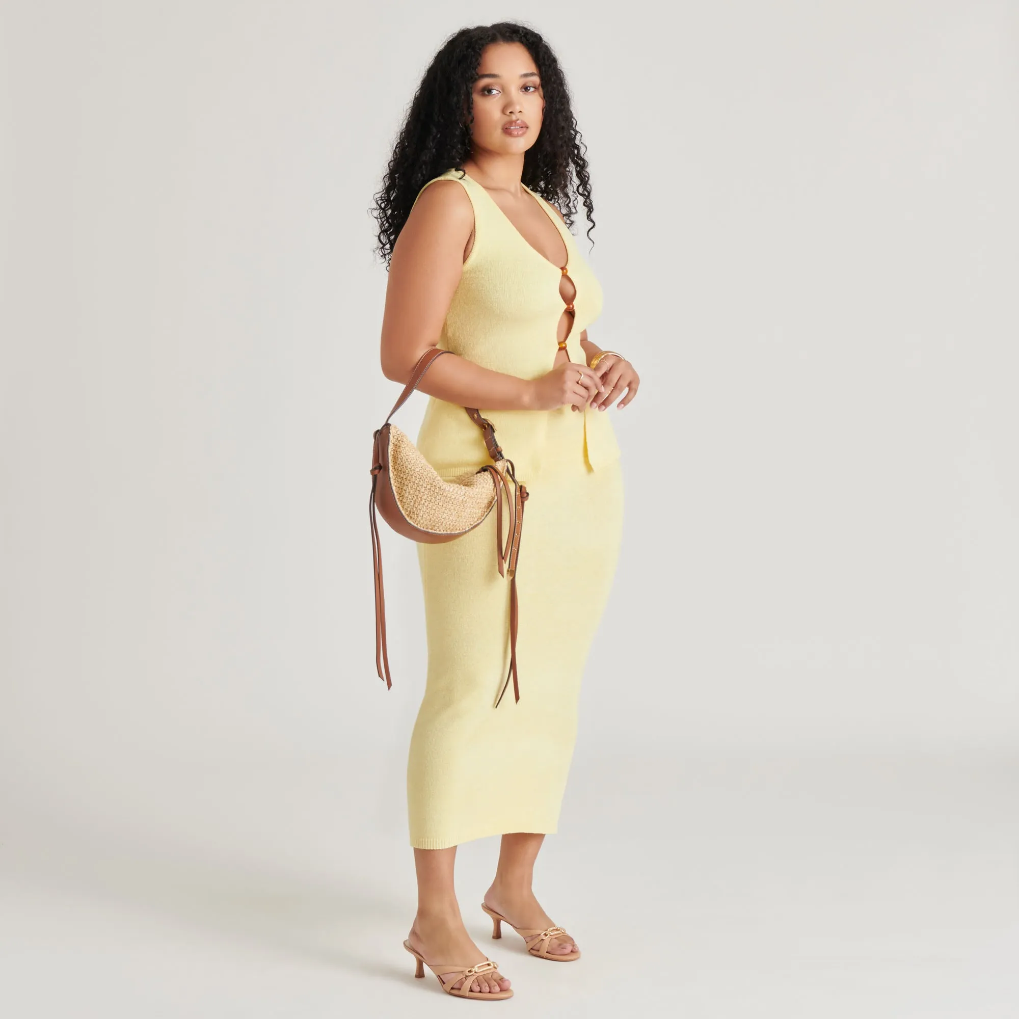 MONACO SHOULDER BAG NATURAL RAFFIA