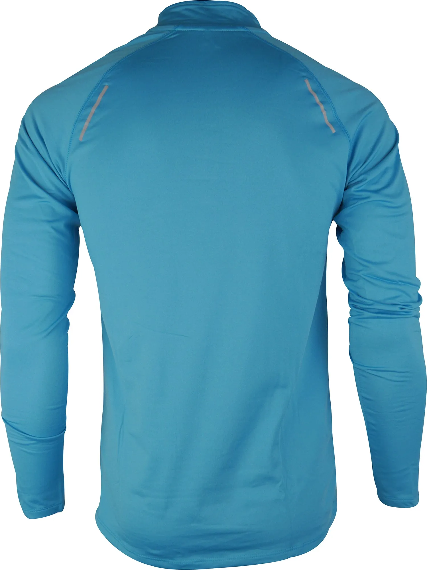 More Mile Vivid Half Zip Long Sleeve Mens Running Top - Blue