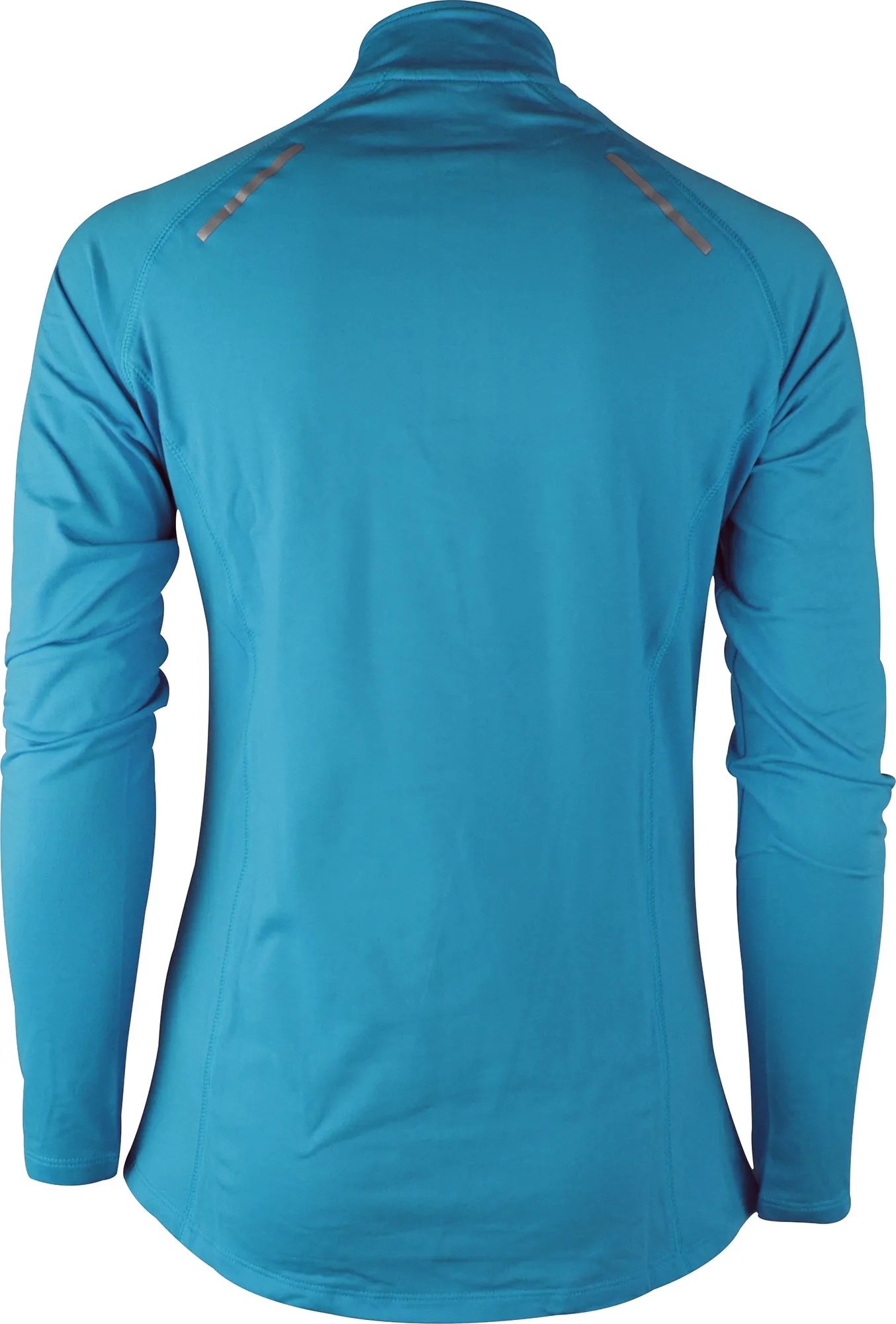More Mile Vivid Half Zip Long Sleeve Womens Running Top - Blue