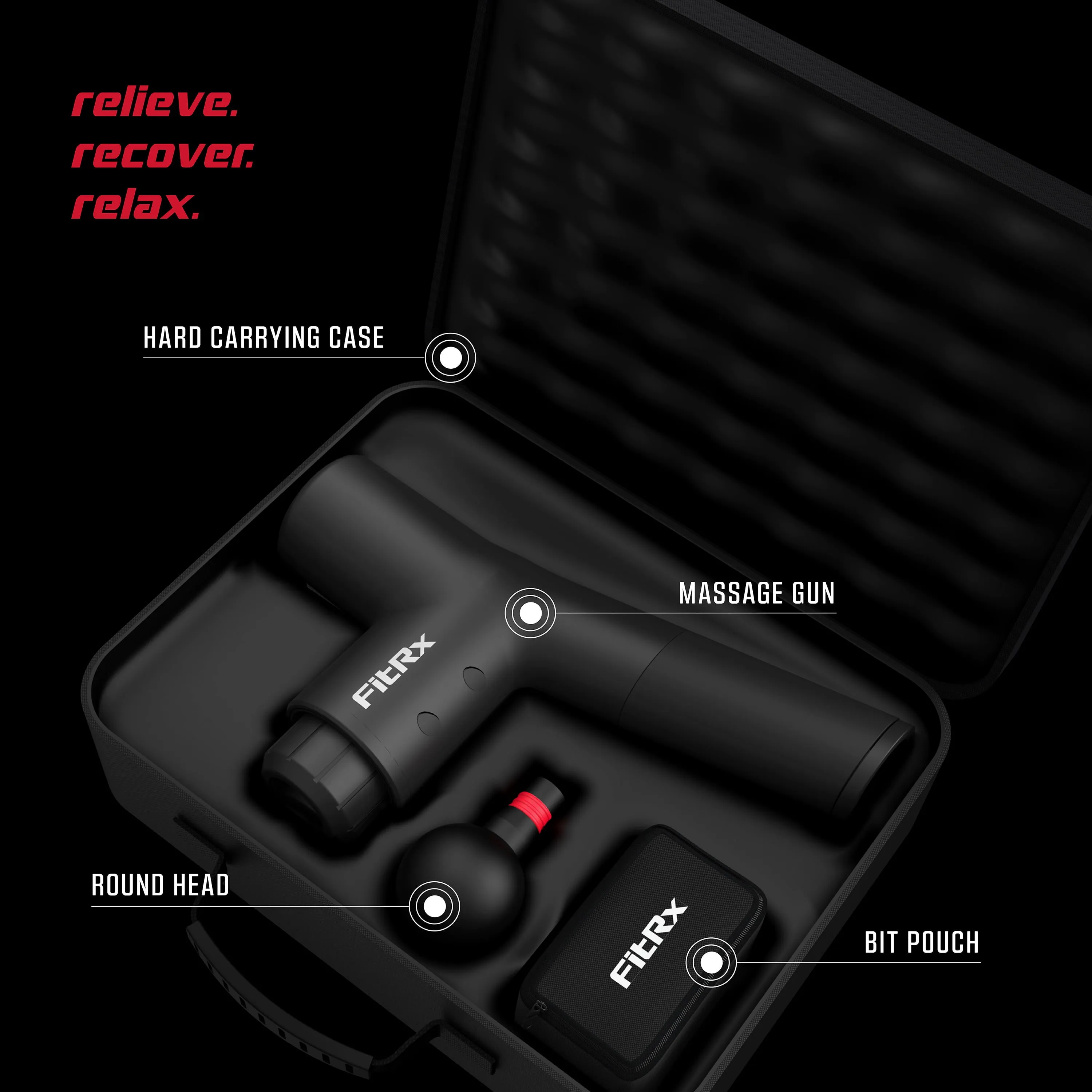 Muscle Massage Gun Handheld Deep Tissue Percussion Massager