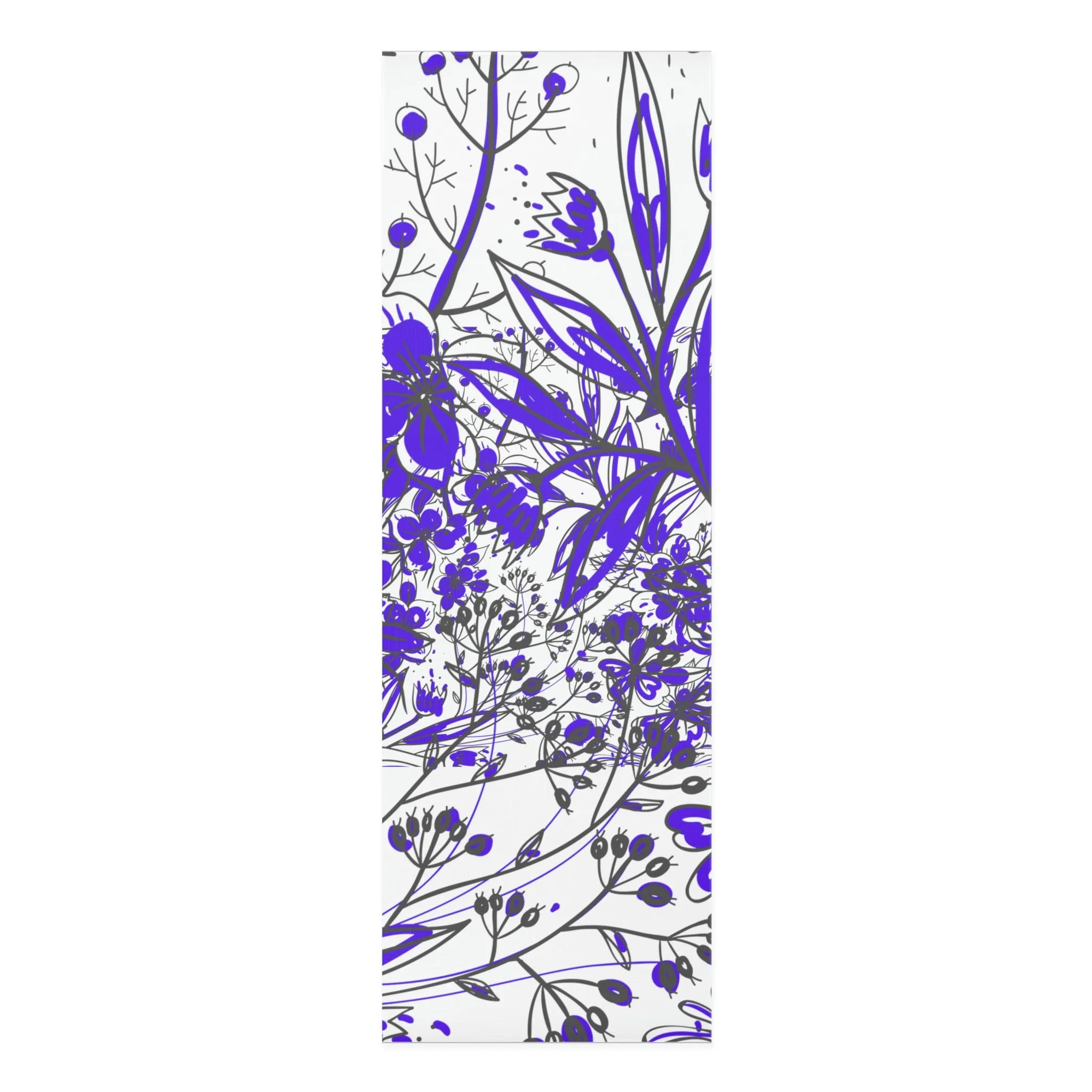 Nara - Purple Flower Foam Work-Out Mat
