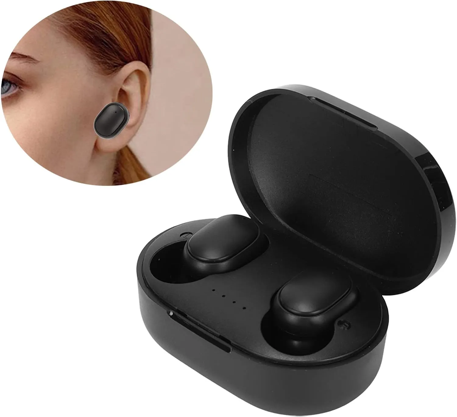 NEW A6R BT 5.3 Earbuds, Noise Cancelling Headset with 40inch Large Connection Range, Earbuds for Android Smartphones and Tablets, Stereo Sound Earbuds for Sports Running