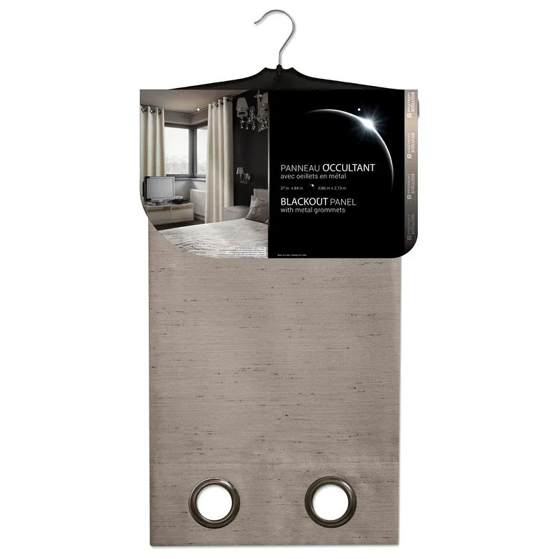 New Safdie Blackout Thermal Grommet Curtain Panels (Set of 2) 37'' W x 84'' L in Sand beige!
