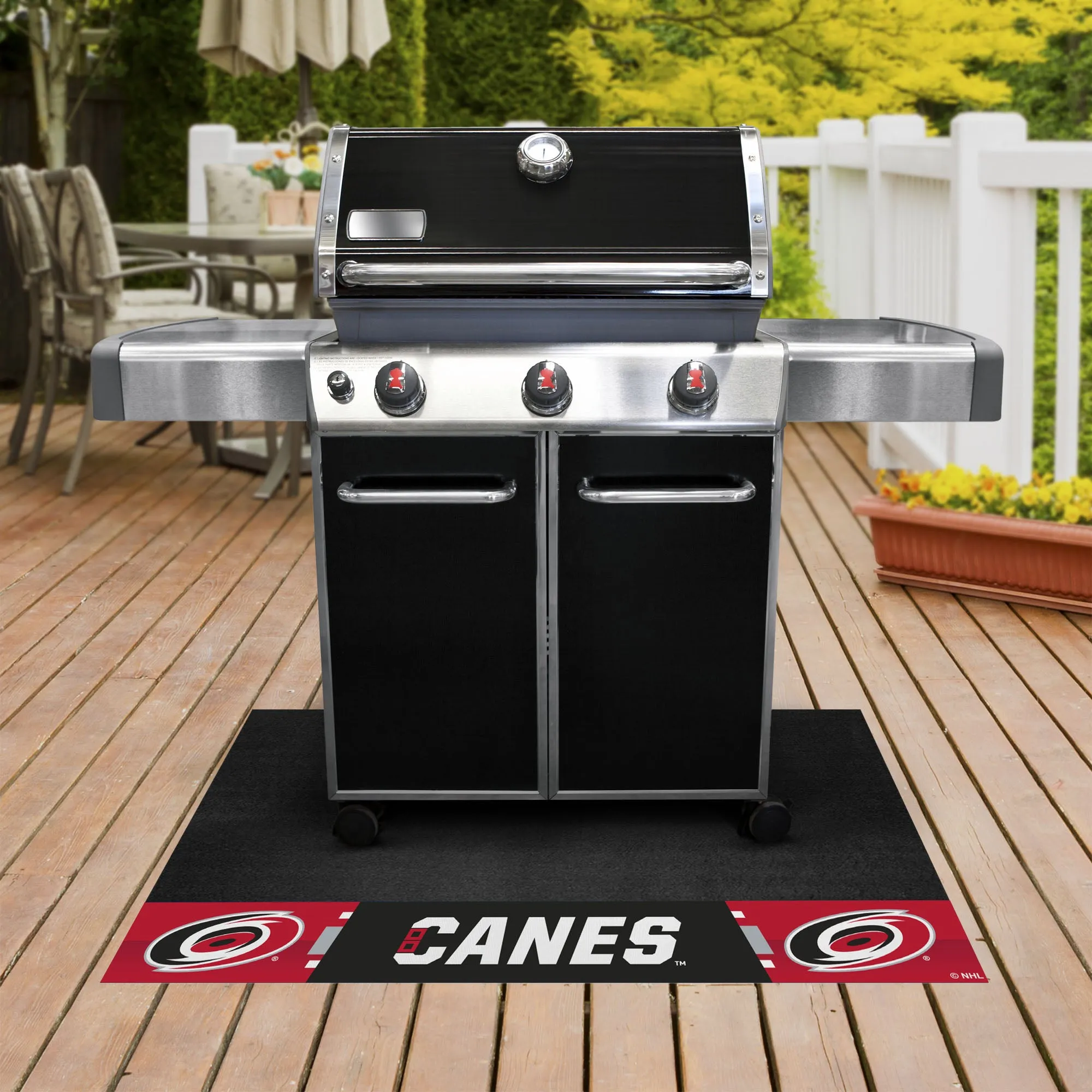 NHL - Carolina Hurricanes Grill Mat - Standard