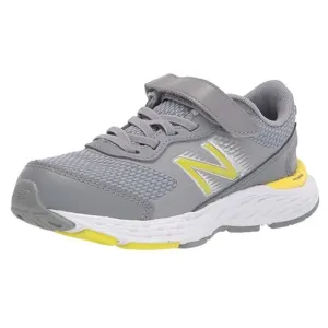 NIB 13.5 X-Wide Little Boys, 680 V6 Velcro Hook &amp; Loop Running Shoe, New Balance