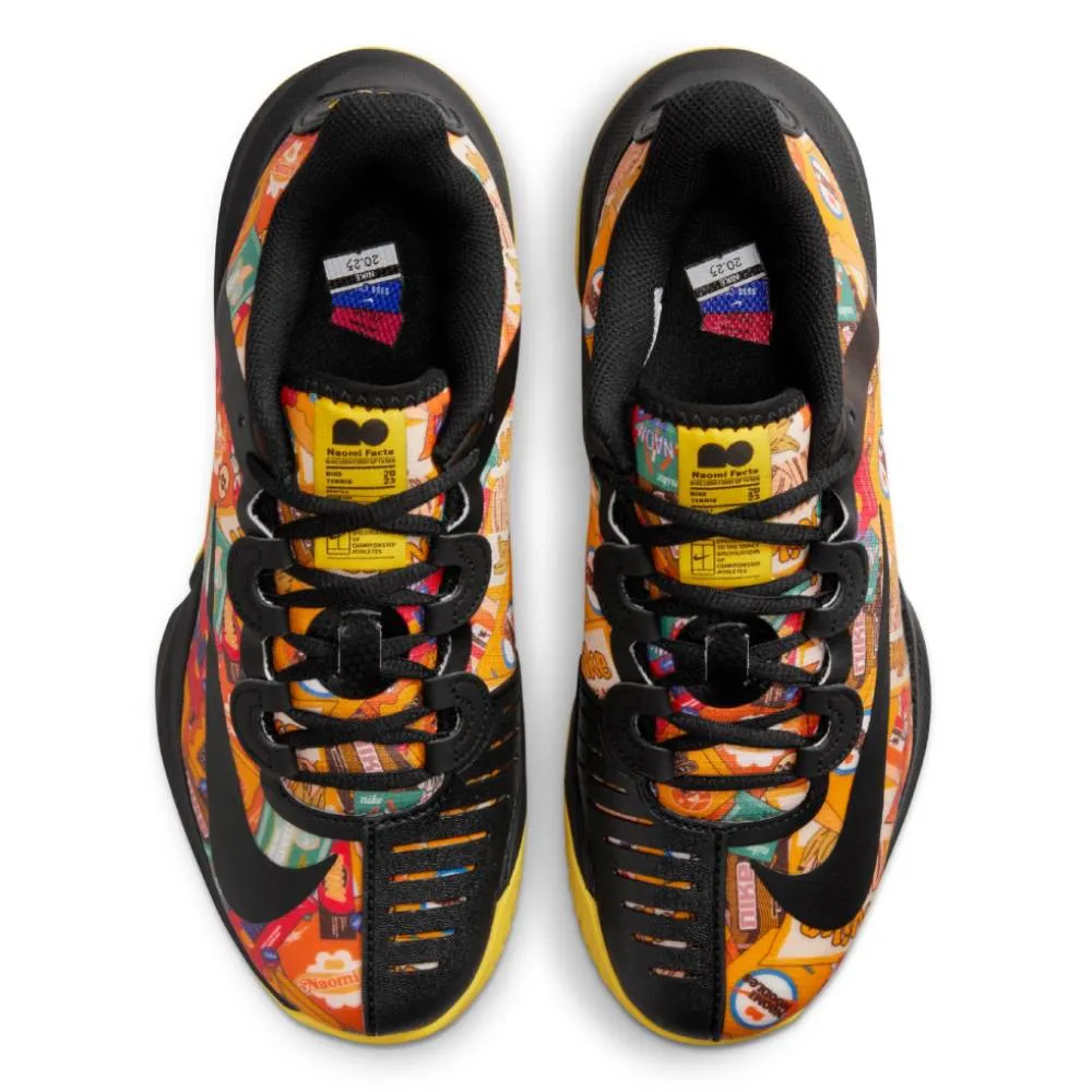 Nike Air Zoom GP Turbo Naomi Premium Women's Tennis Shoe (Black/Yellow)