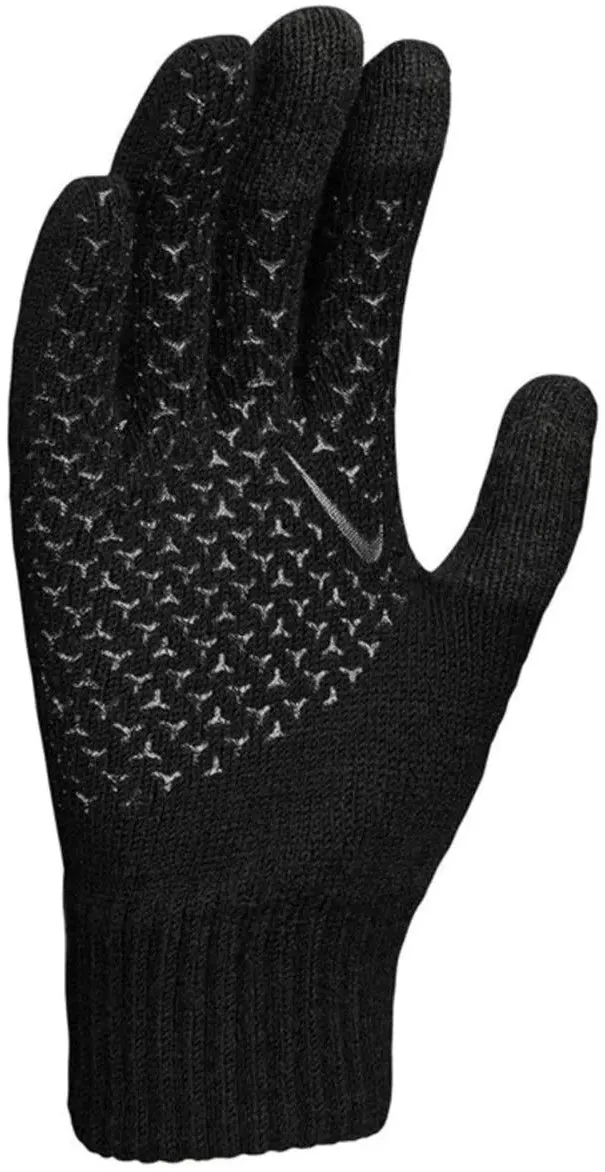 Nike Knitted Tech And Grip 2.0 Junior Running Gloves - Black