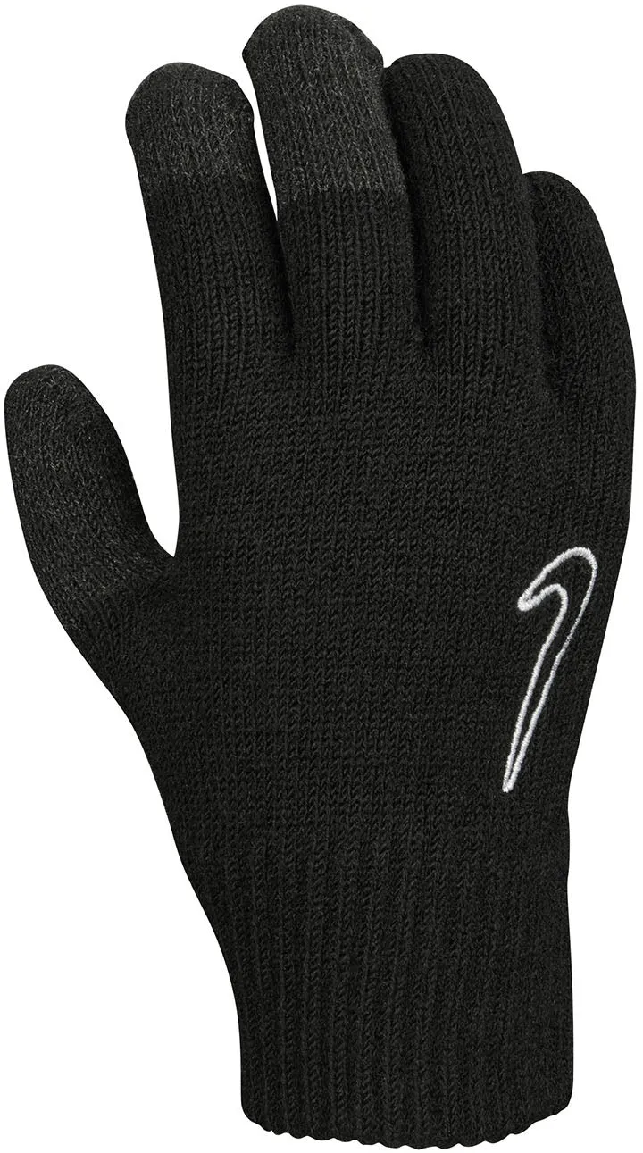 Nike Knitted Tech And Grip 2.0 Junior Running Gloves - Black