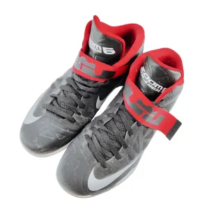 Nike Lebron Zoom Soldier 6 Red and Black Basketball Shoes Men's Size 11.5