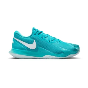 Nike Men's Court Zoom Vapor Cage 4 Rafa Tennis Shoes in Dusty Cactus/White-Glacier Blue