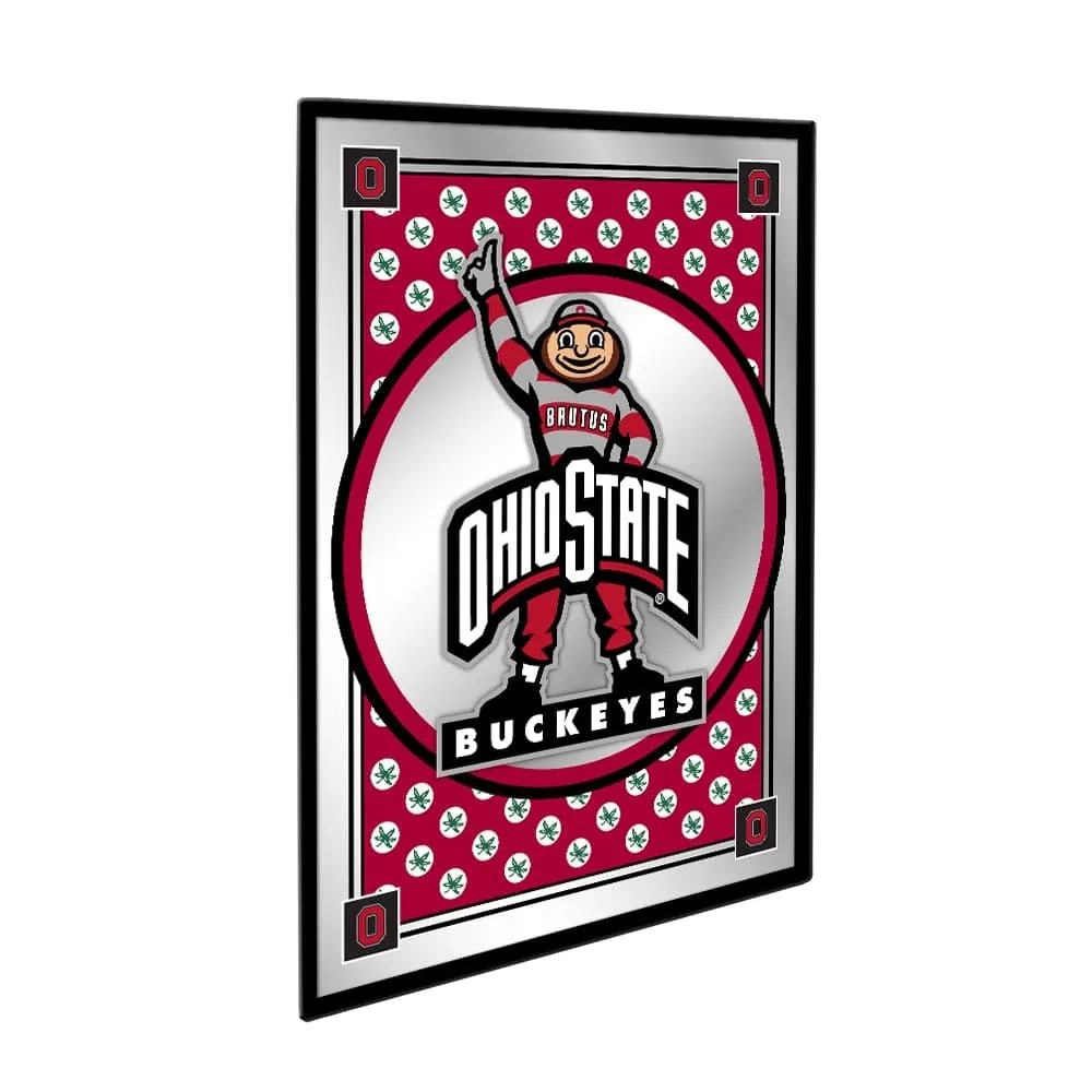 Ohio State Buckeyes: Team Spirit, Mascot - Framed Mirrored Wall Sign