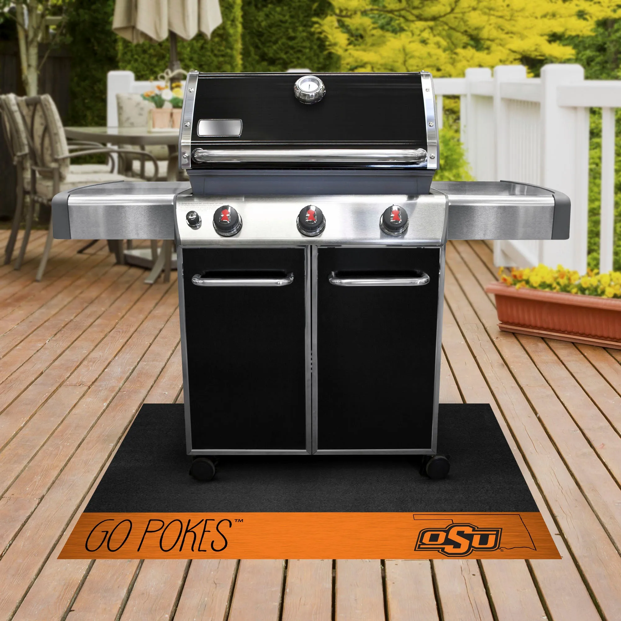 Oklahoma State University Grill Mat - Southern Style