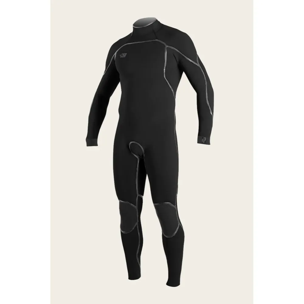 O'NEILL PSYCHO ONE 3/2 BACK ZIP BLACK