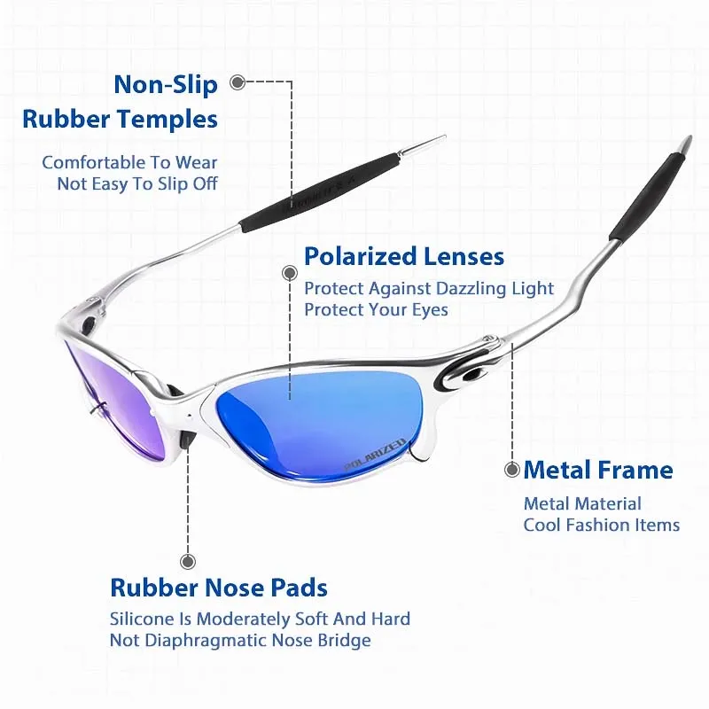 OutdoorPro Polarized Sports Sunglasses - UV400 Protection