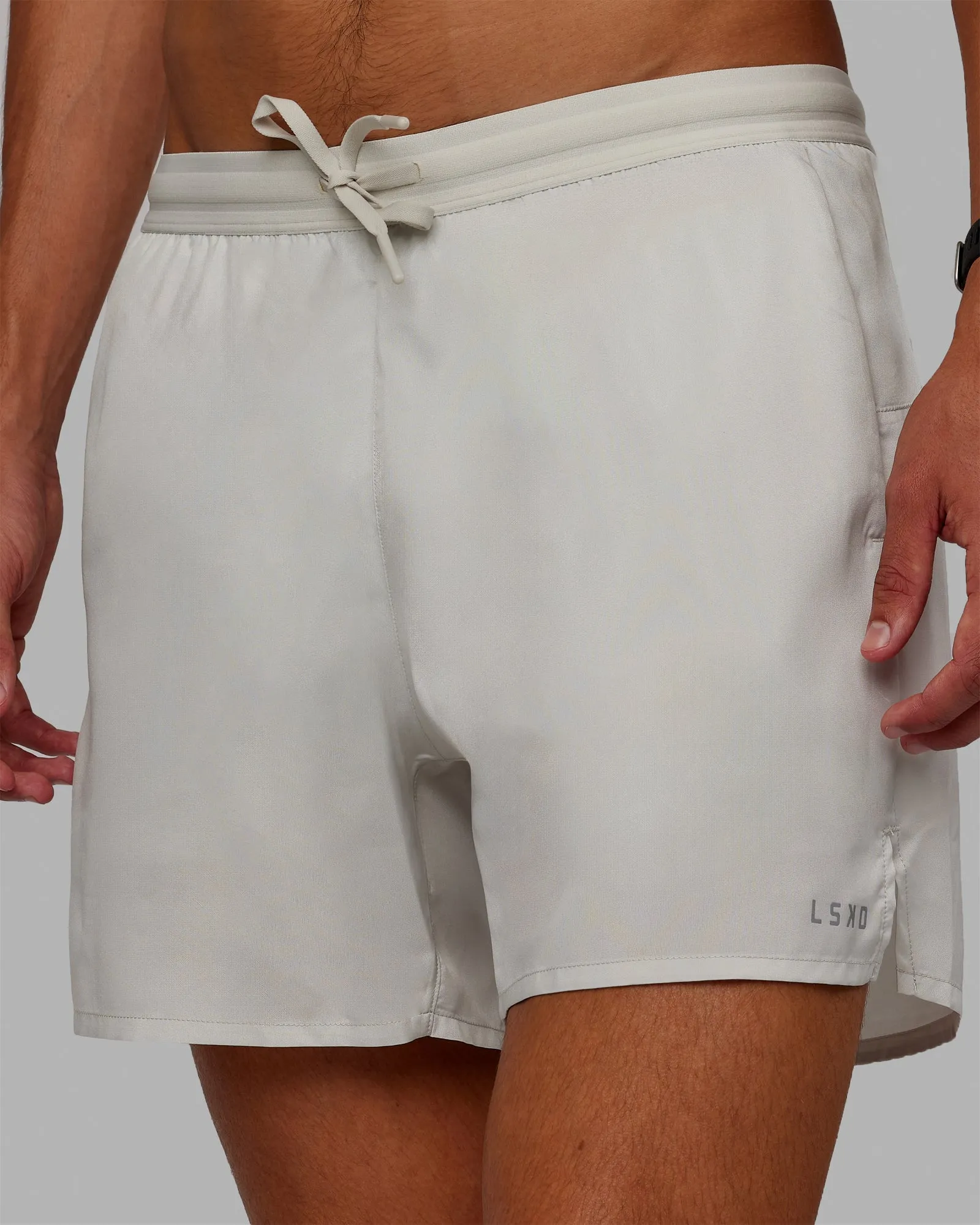 Pace Lined Performance Short  5" - Digital Mist-Reflective