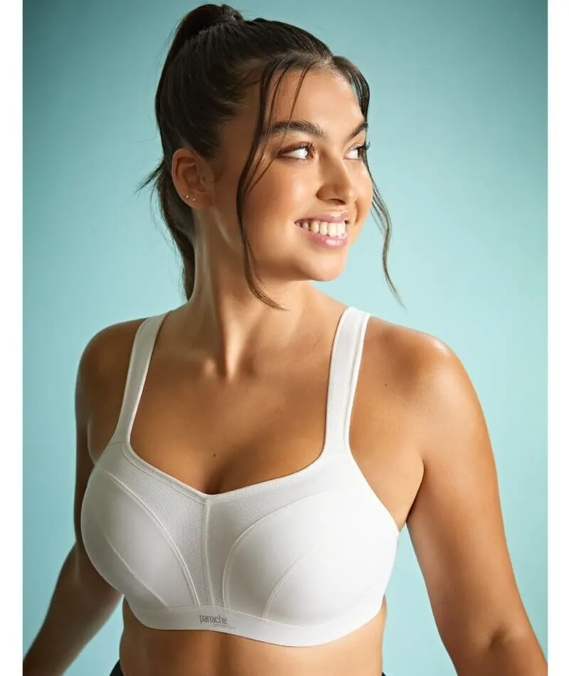 Panache Sport Power Underwired Sports Bra - White