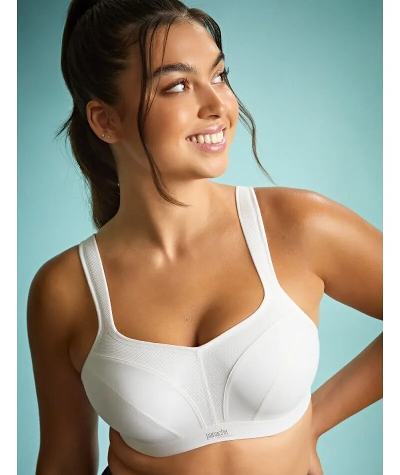 Panache Sport Power Underwired Sports Bra - White