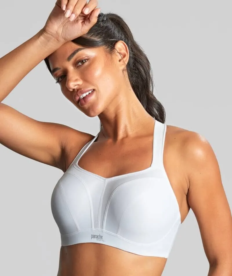 Panache Sport Power Underwired Sports Bra - White