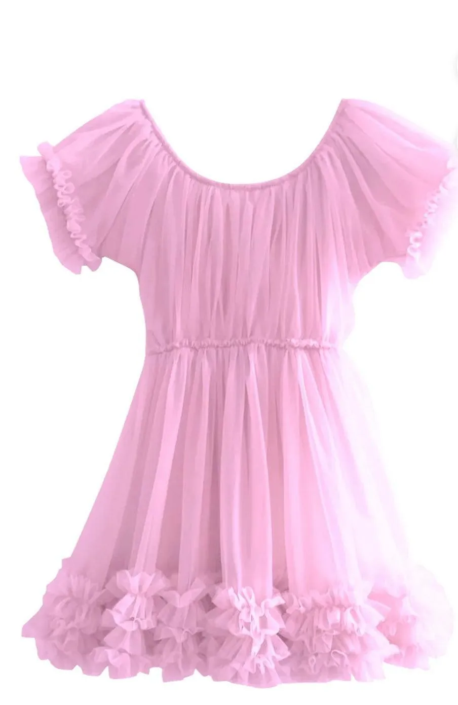Pink Princess Ruffle Dress