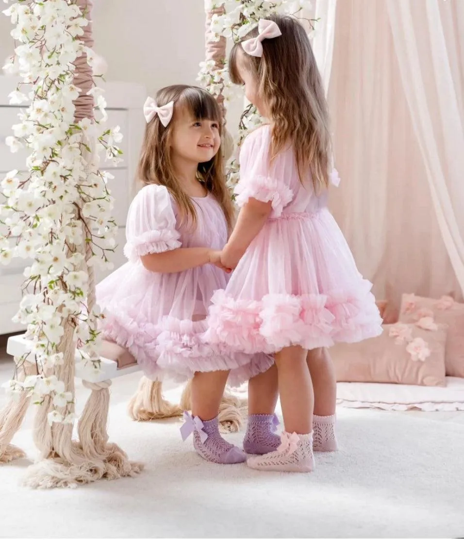 Pink Princess Ruffle Dress