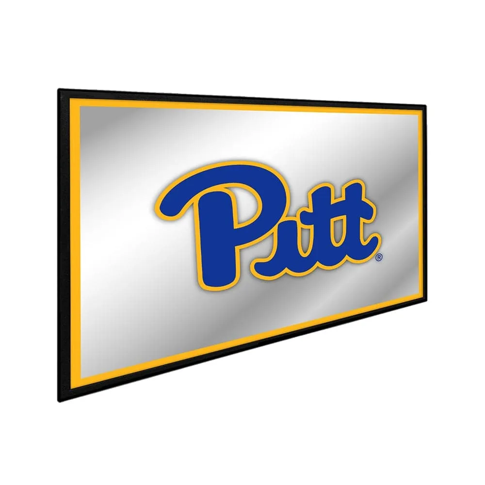 Pitt Panthers: Framed Mirrored Wall Sign
