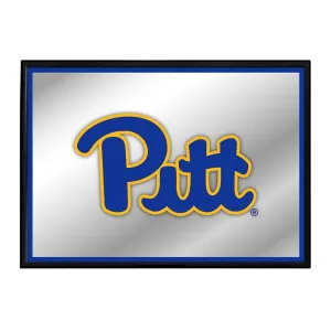 Pitt Panthers: Framed Mirrored Wall Sign