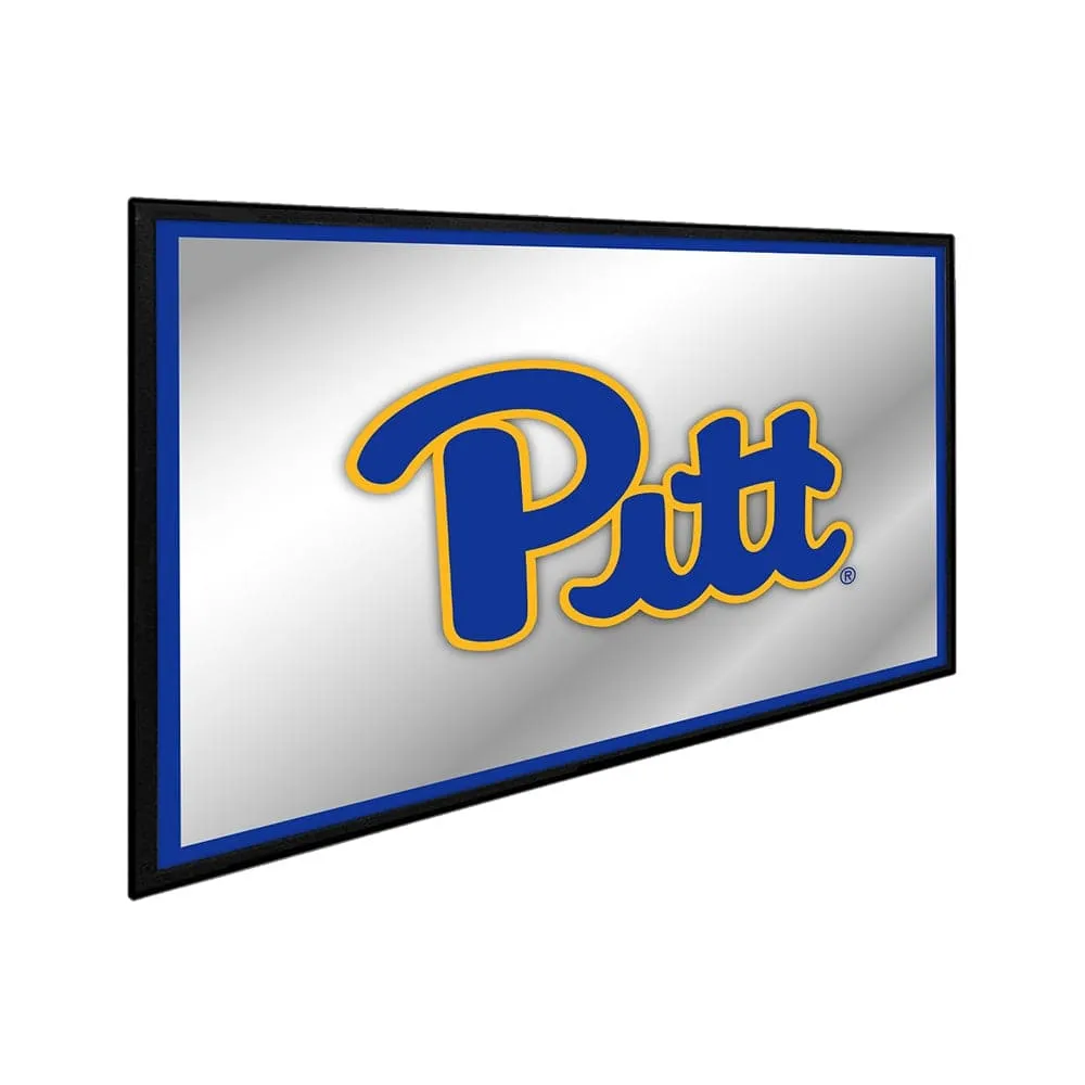 Pitt Panthers: Framed Mirrored Wall Sign
