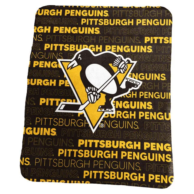 Pittsburgh Penguins Blanket 50x60 Fleece Classic