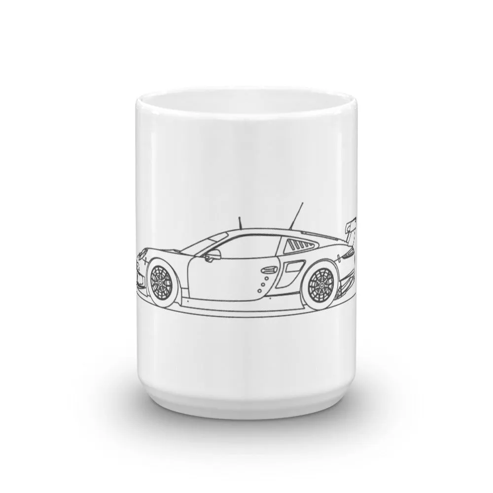 Porsche 911 991.1 RSR Outline Mug