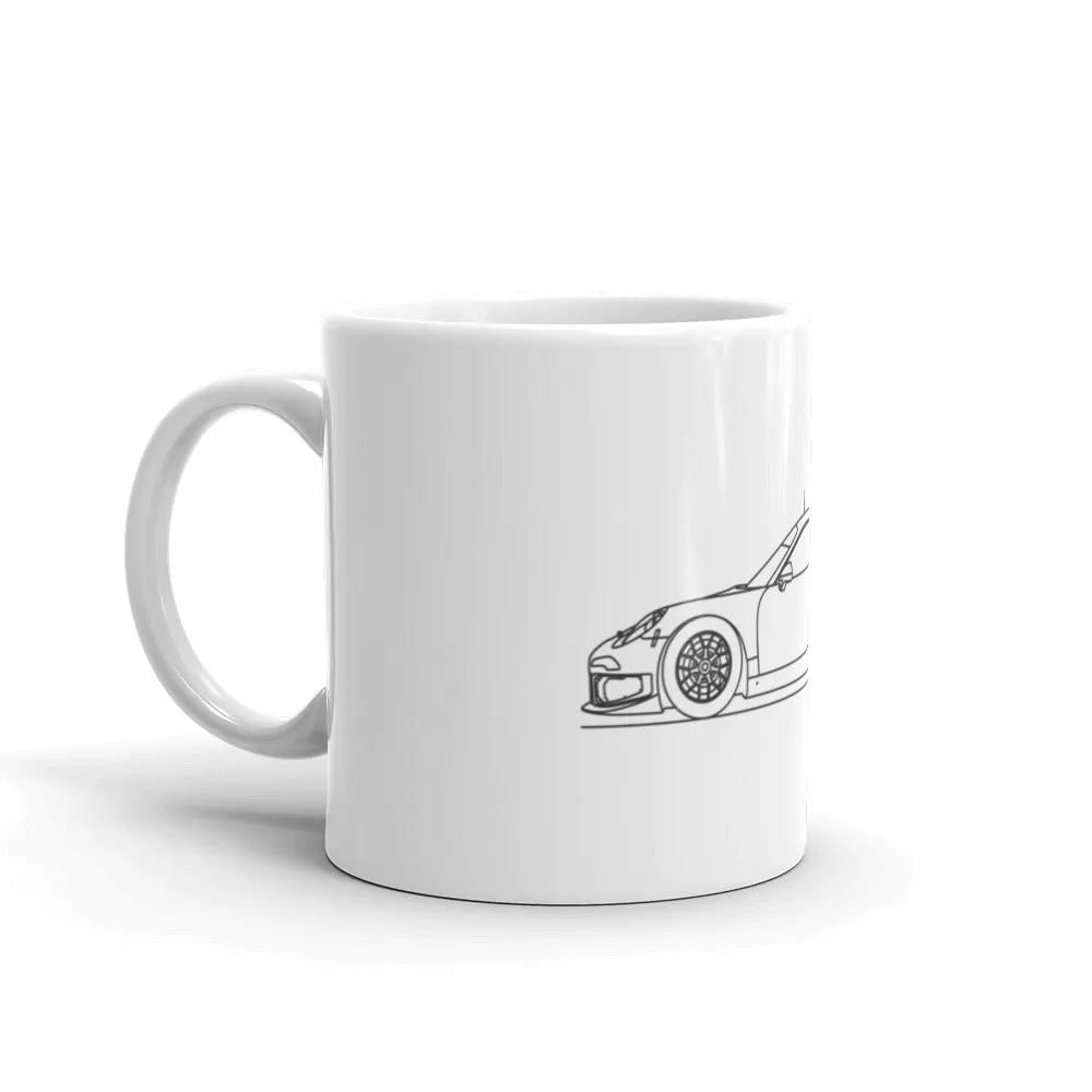 Porsche 911 991.1 RSR Outline Mug