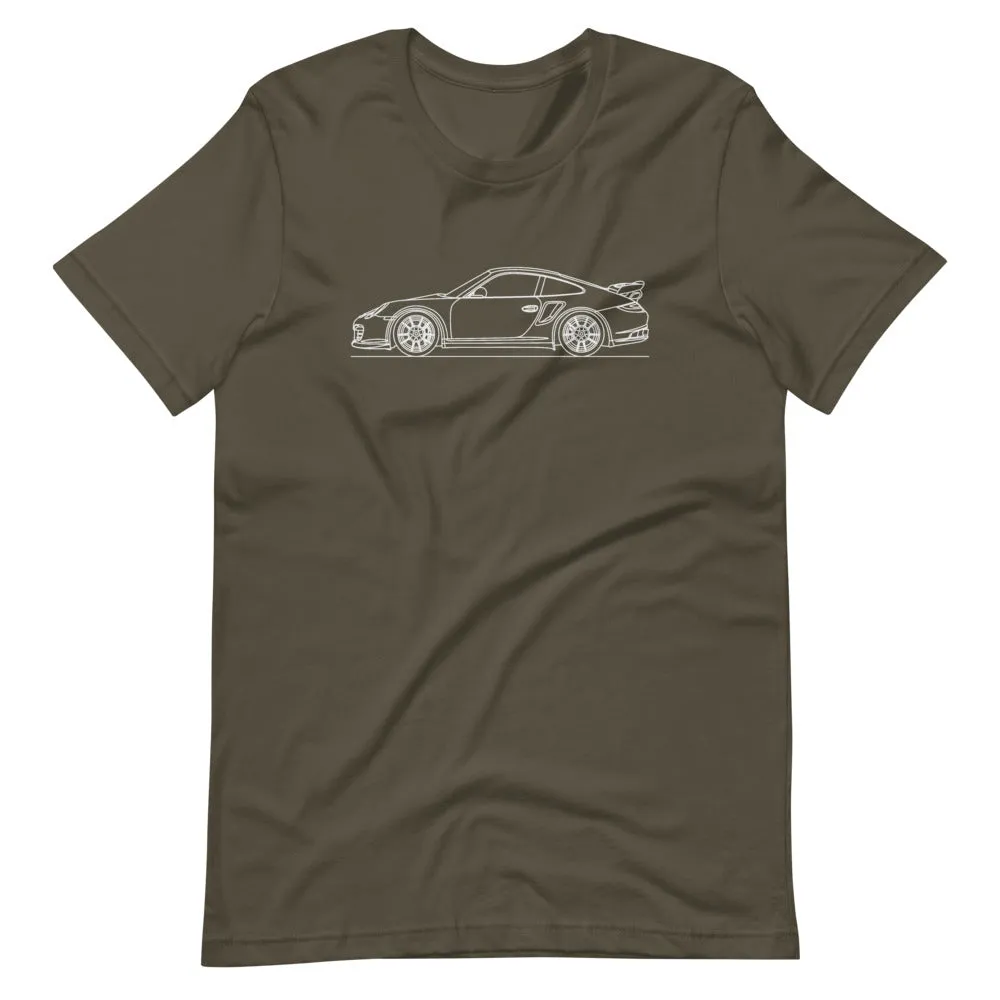 Porsche 911 997.2 GT2 RS silhouette T-shirt