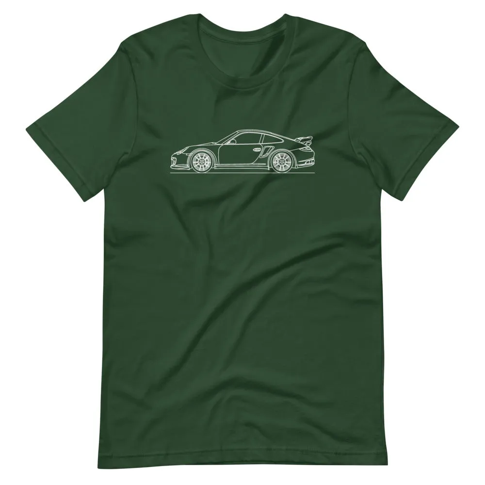 Porsche 911 997.2 GT2 RS silhouette T-shirt