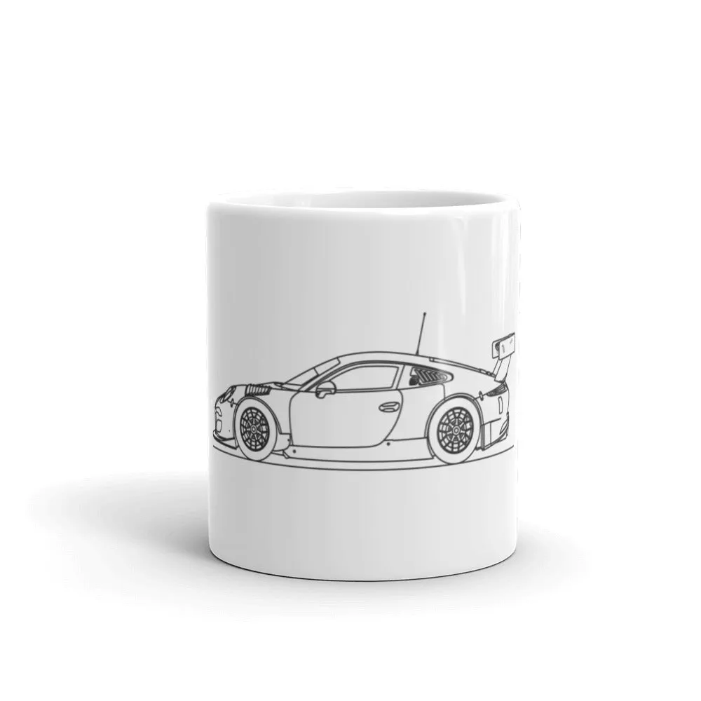 Porsche 911 GT3 Outline Mug
