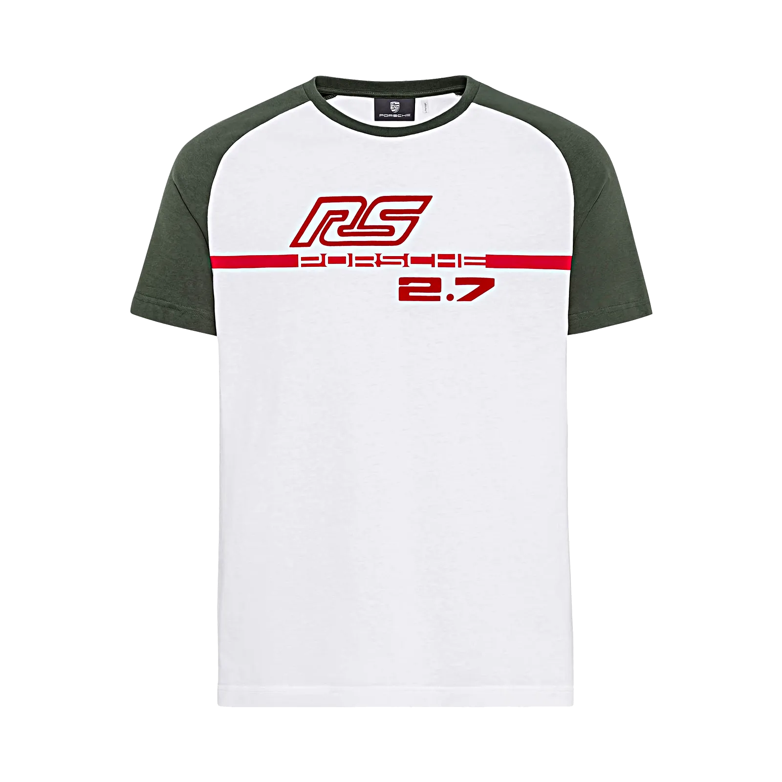 Porsche Mens T-Shirt (Green) - Carrera RS 2.7
