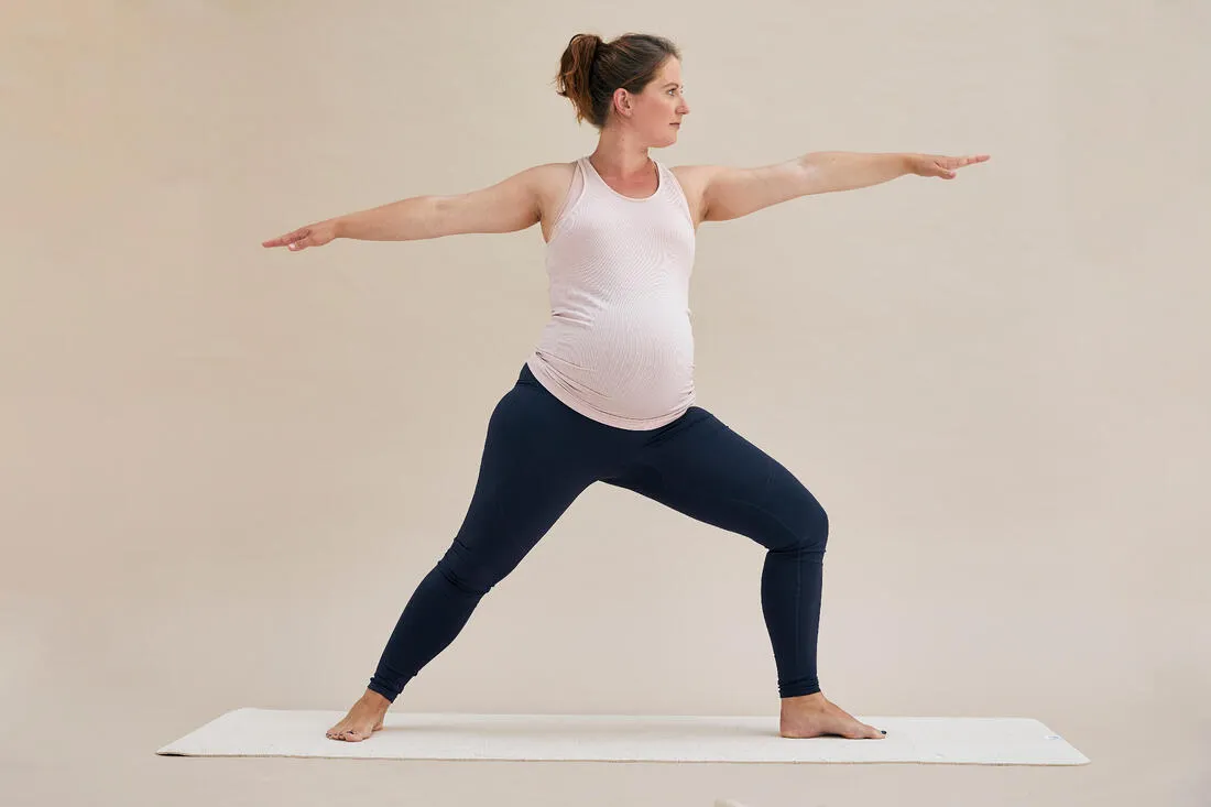 Prenatal Yoga Leggings - Navy Blue