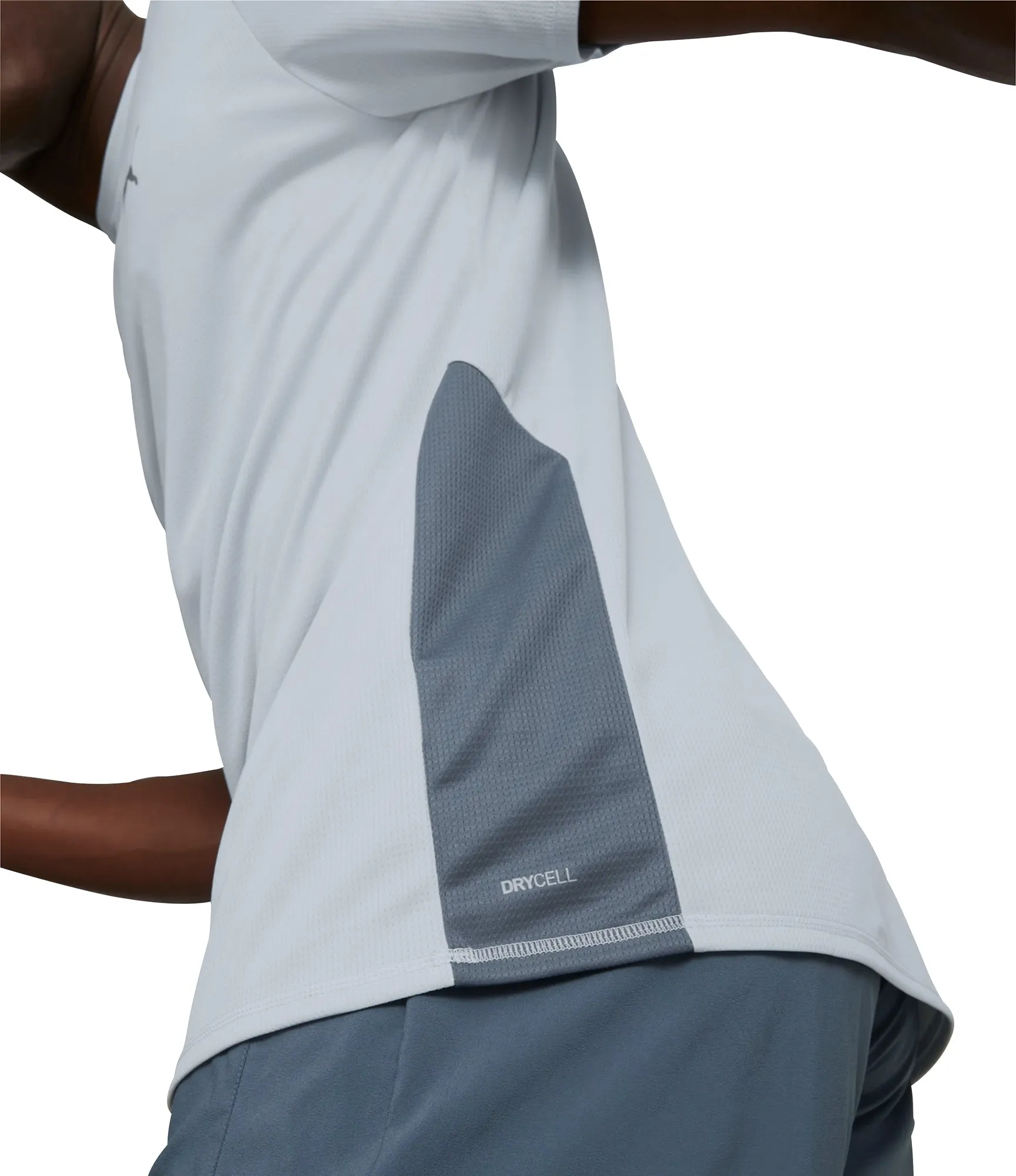 Puma Favourite Short Sleeve Mens Running Top - Grey