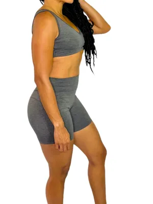 Raven - Charcoal Sports Bra TN-141