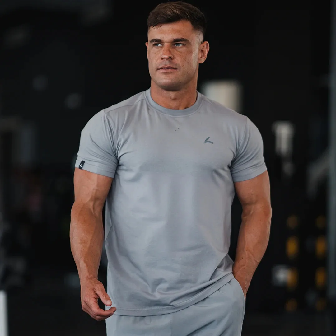 Reeva Premium Active Tee, Light Grey