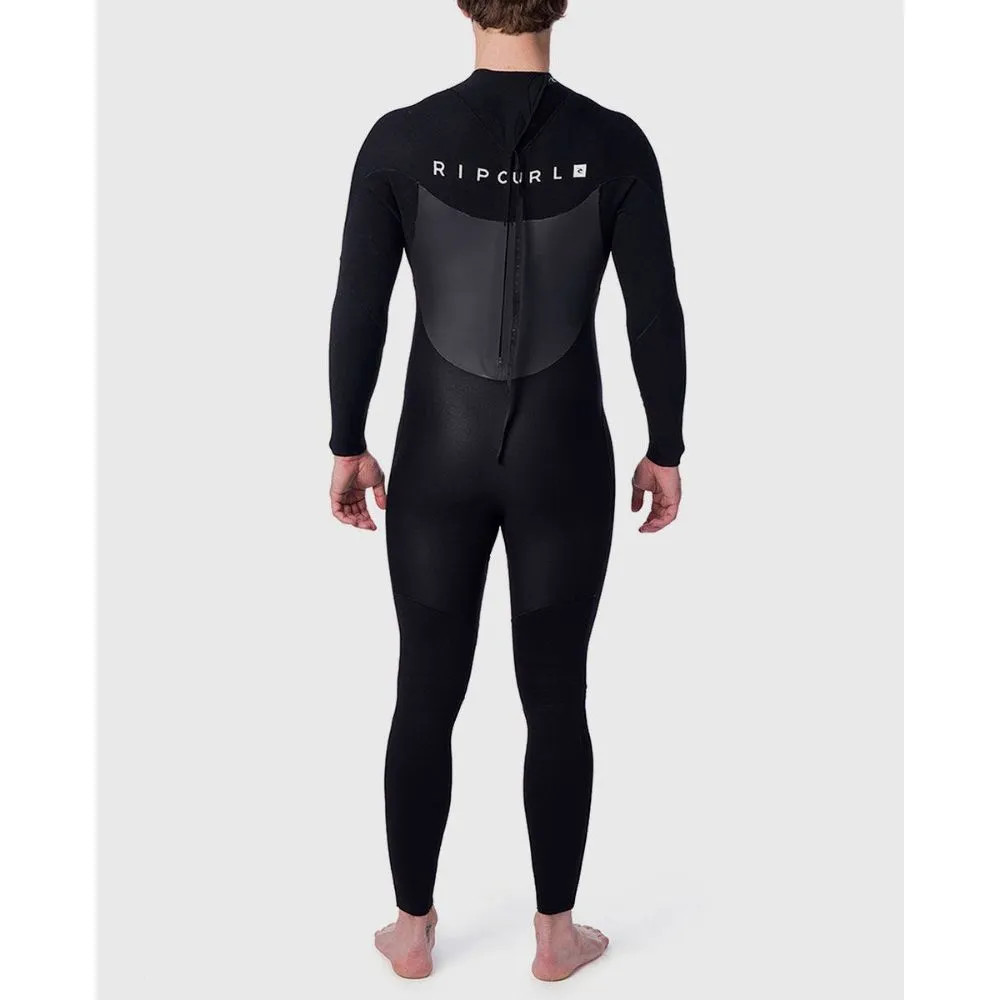 RIP CURL OMEGA 3/2 BACK ZIP BLACK
