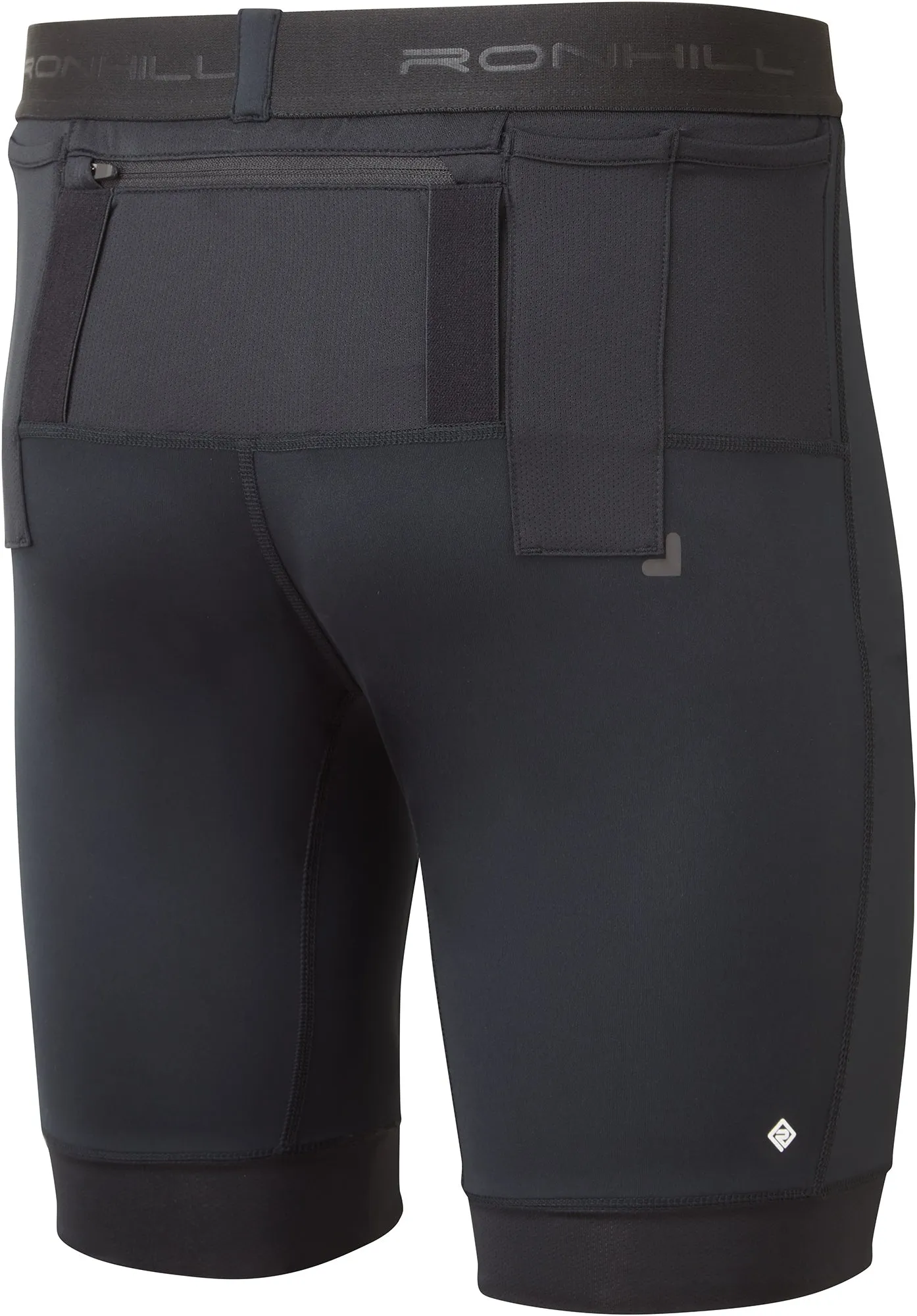 Ronhill Tech Stretch Ultra 8 Inch Mens Short Running Tights - Black
