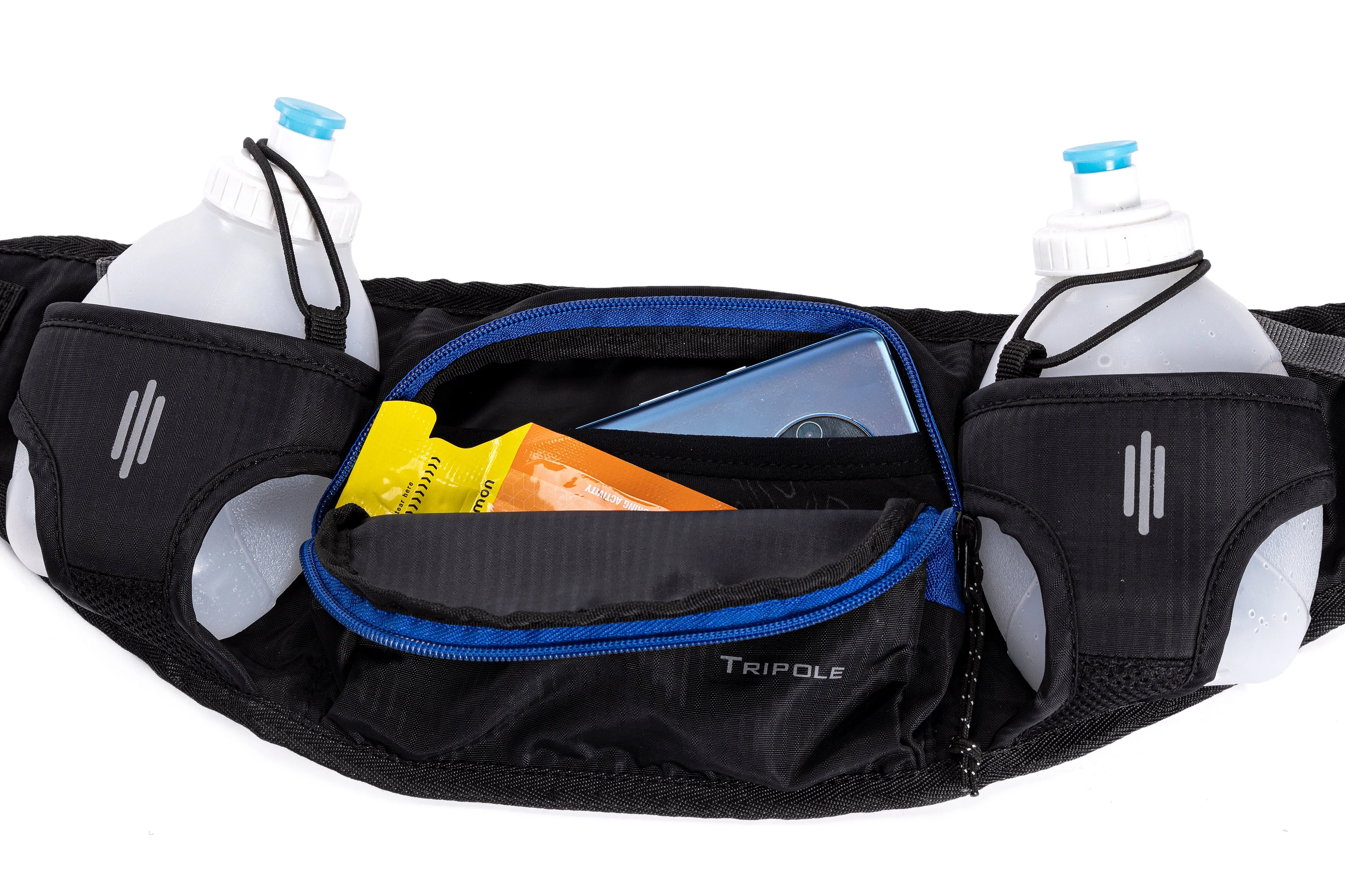 Runaqua Hydration Belt and Waist Pack for Running and Cycling