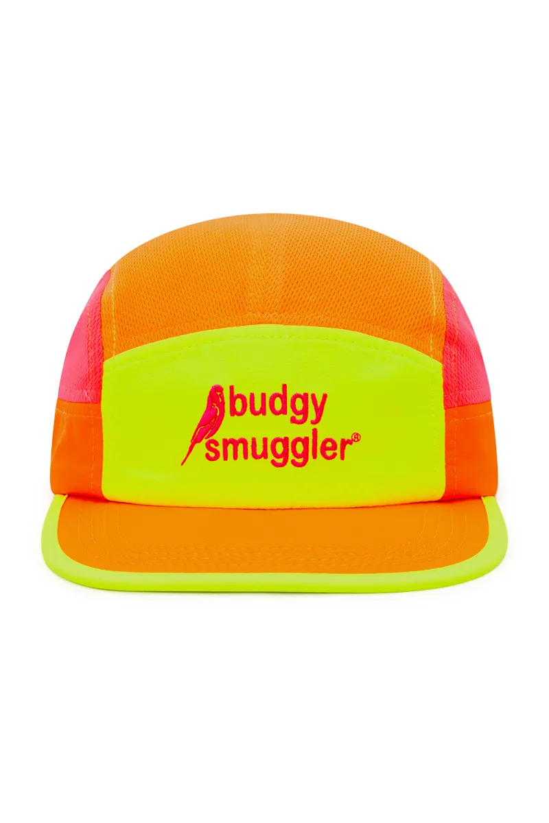 Running Cap in Orange and Yellow