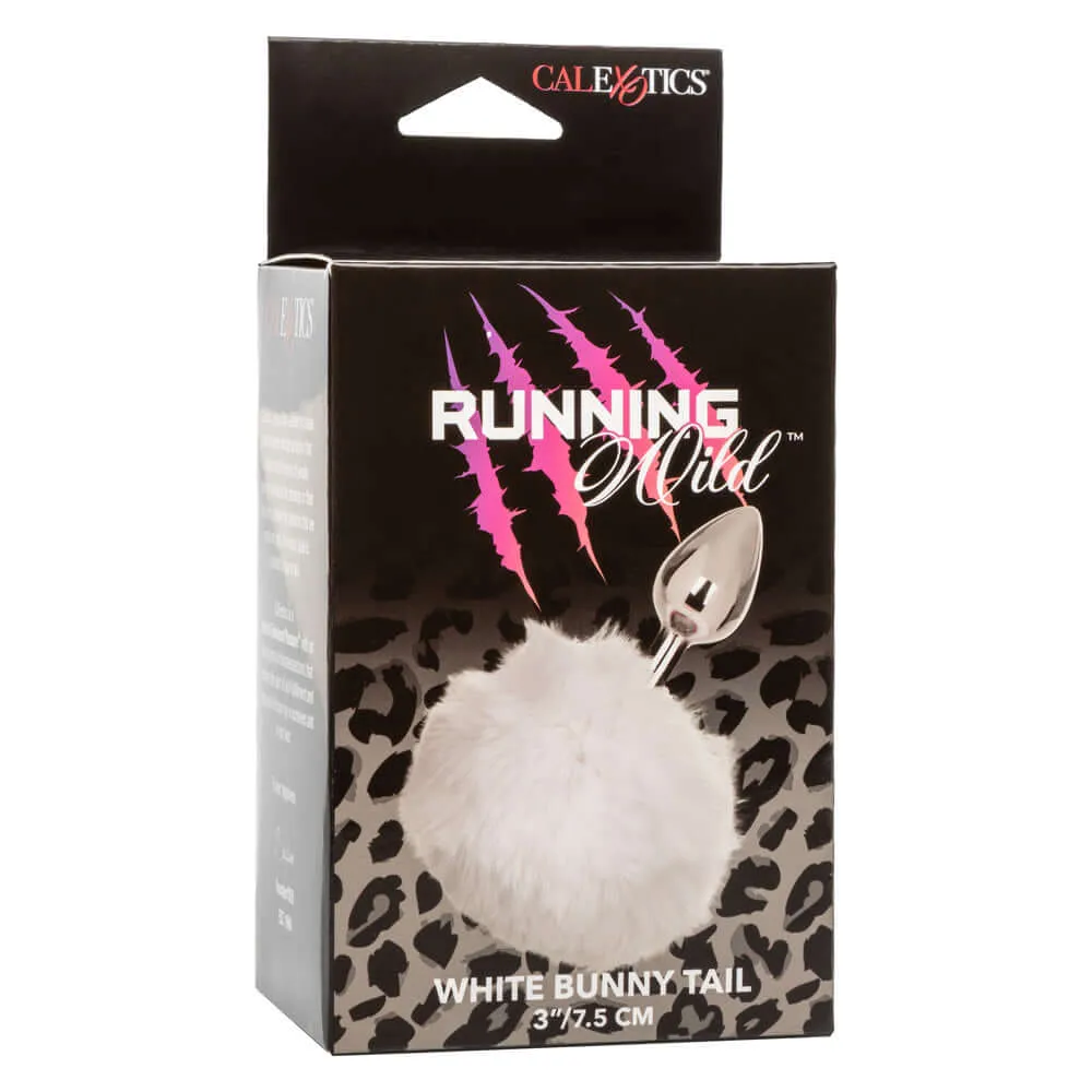 Running Wild Bunny Anal Plug - White