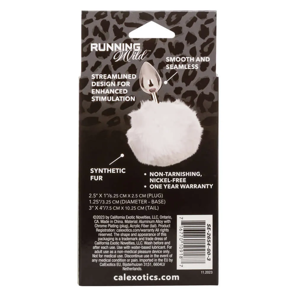 Running Wild Bunny Anal Plug - White