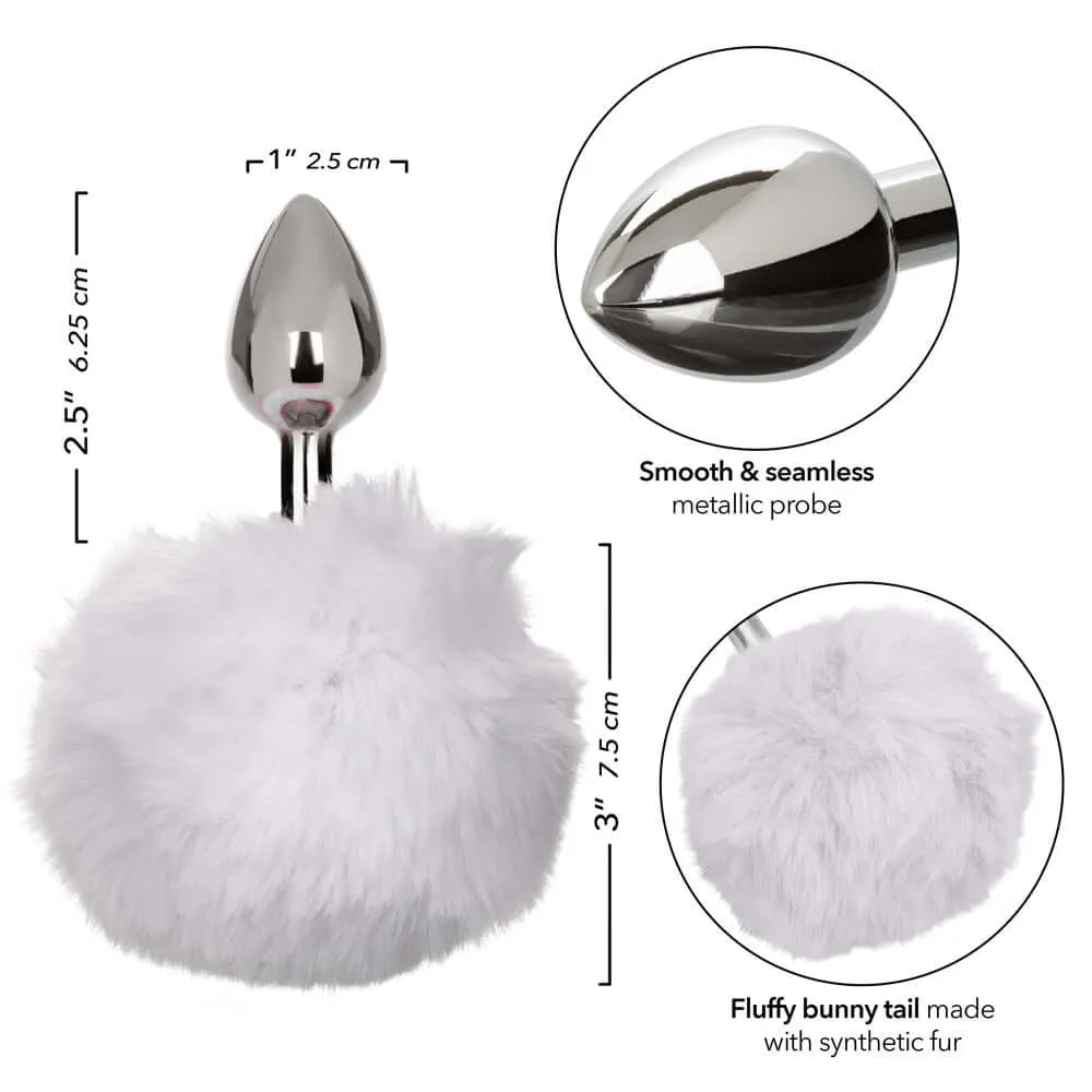 Running Wild Bunny Anal Plug - White