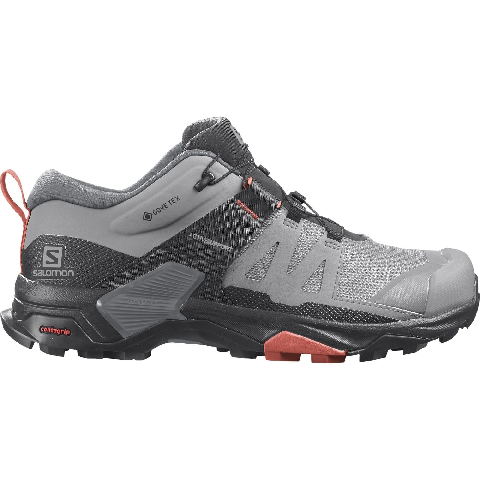 Salomon X Ultra 4 GORE-TEX Womens Walking Shoes - Grey