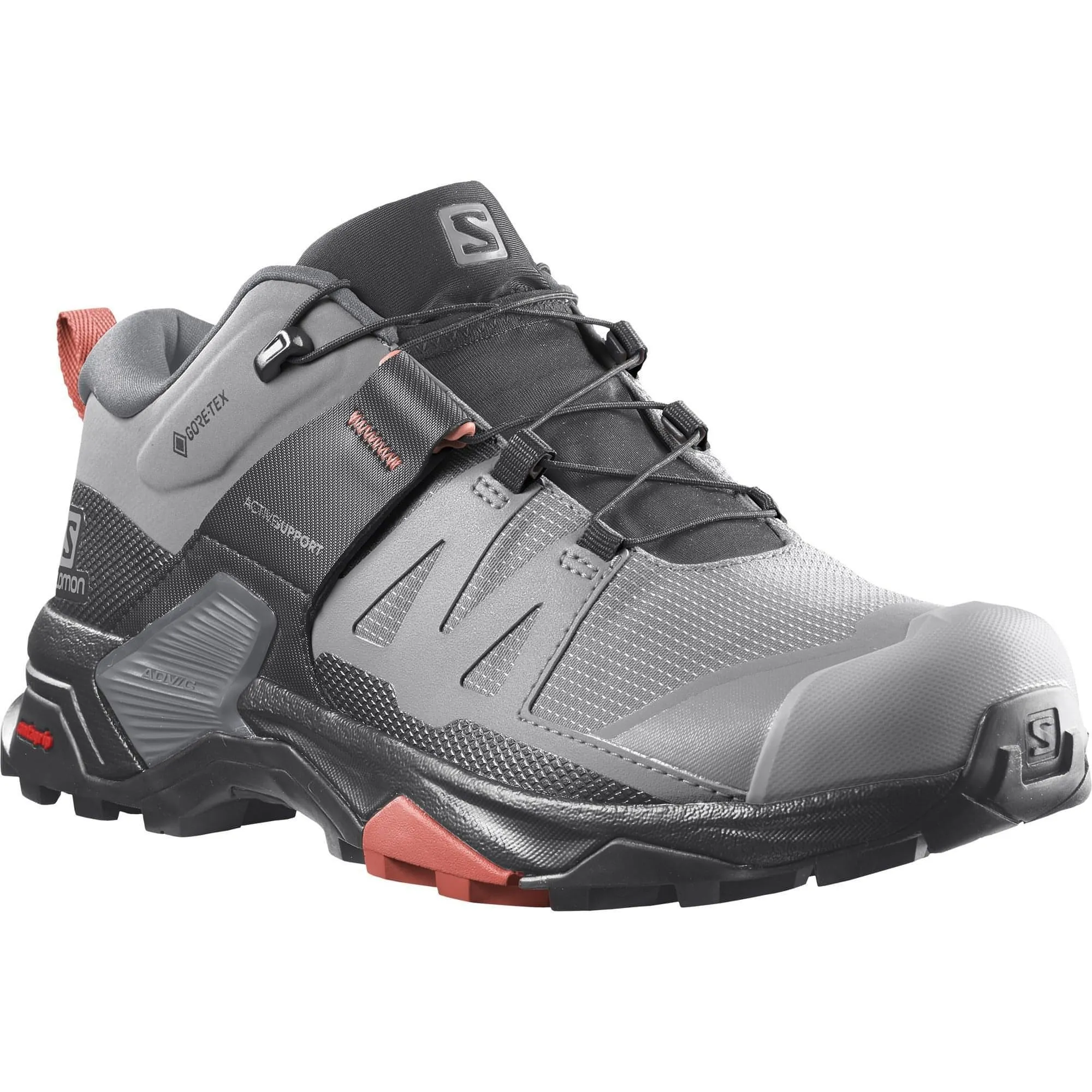 Salomon X Ultra 4 GORE-TEX Womens Walking Shoes - Grey